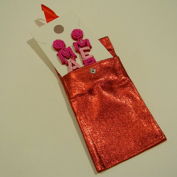 Simply Southern Beaded Earrings Merry Mama Christmas In Gift Pouch NEW - Picture 4 of 6